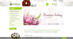 Desktop Screenshot of e-kvetina.cz